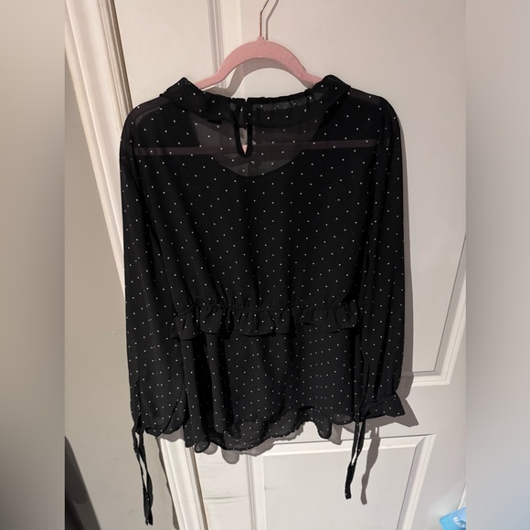 Torrid Polka Dot Blouse - Picture 2 of 2